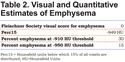 Panlobular Emphysema: Enhancing Visibility with Quantitative Computed Tomography