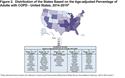 National and State Estimates of COPD Morbidity and Mortality — United States, 2014-2015